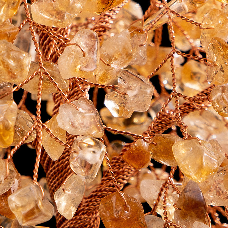 Apaisement – Arbre de Vie en Citrine et Quartz Clair