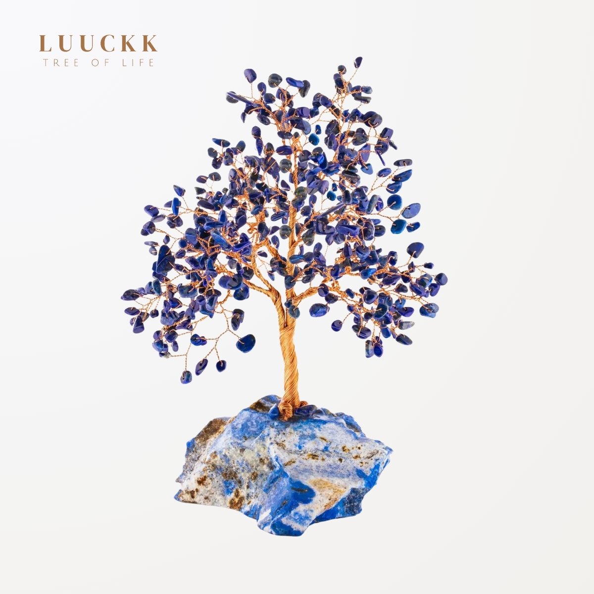 Harmonie - Arbre de Vie en Lapis Lazuli et Quartz Clair