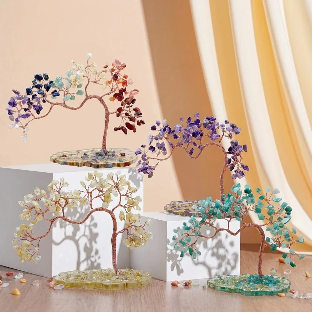 Abundant Harmony - Tree of Life in Natural Stones