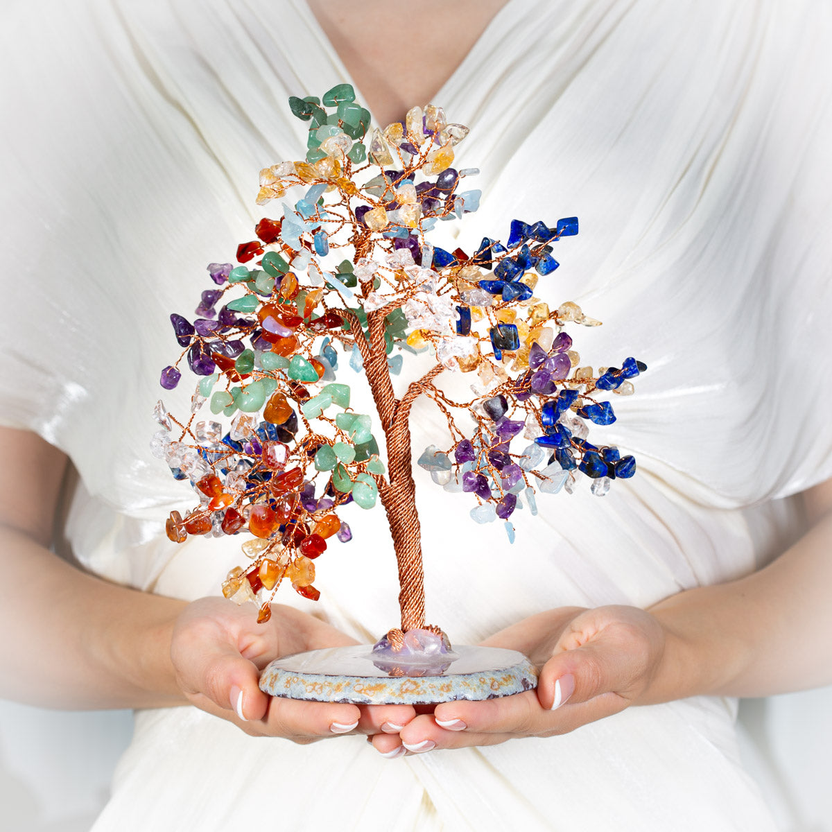 Ascension - Arbre de vie 7 Chakras et base Agate