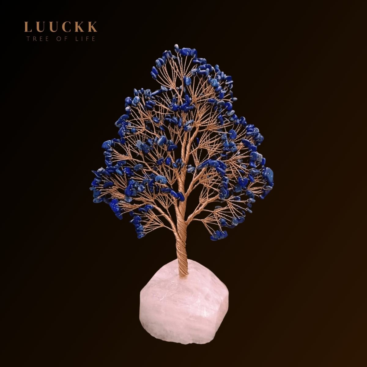 Joie de Vivre – Arbre de Vie avec Base en Lapis Lazuli