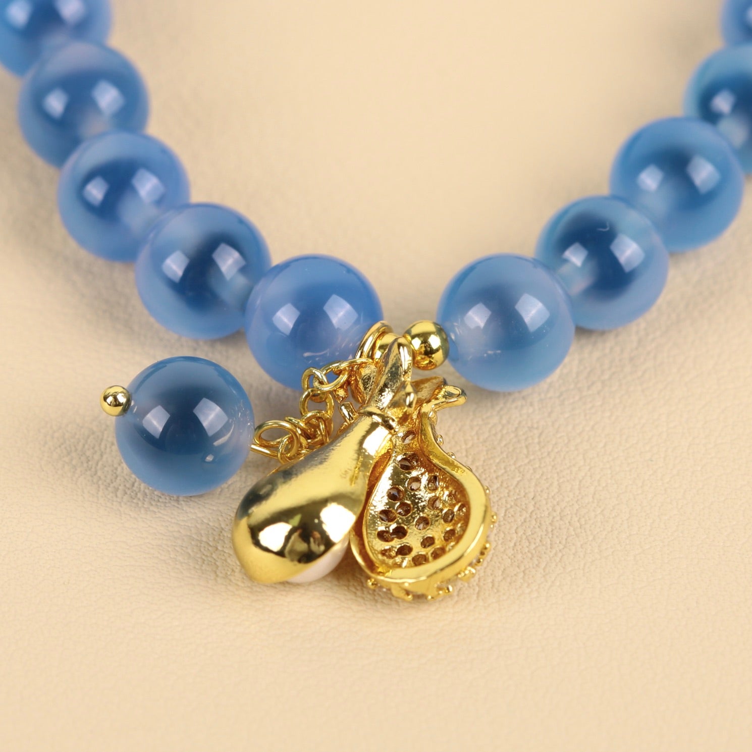 Bracelet Trésor Océanique en Agate - Élégance Naturelle