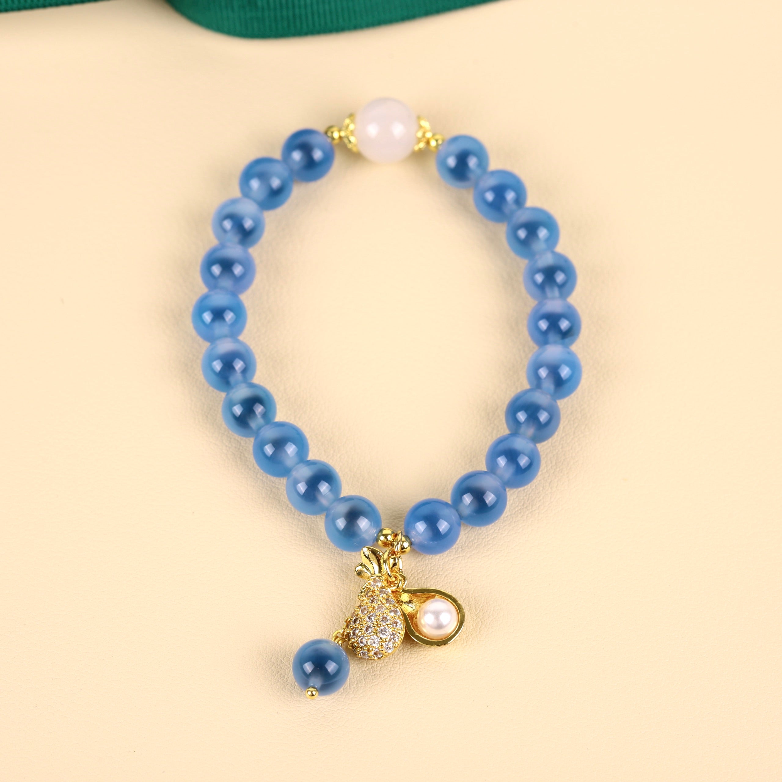 Bracelet Trésor Océanique en Agate - Élégance Naturelle