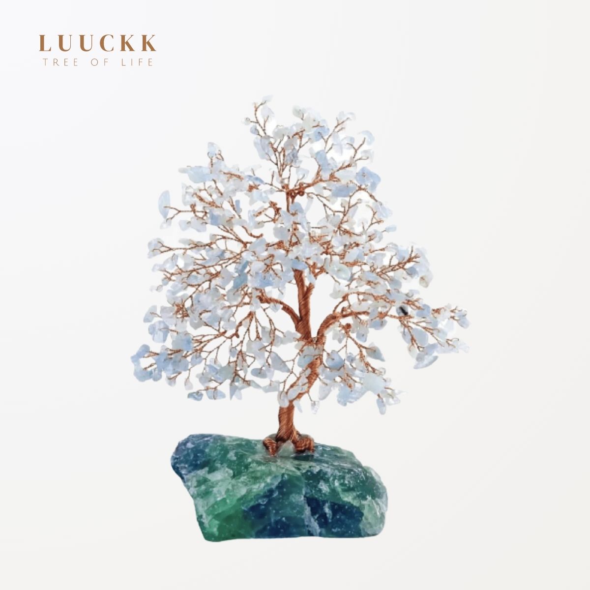 Harmonie - Arbre de Vie Aigue Marine
