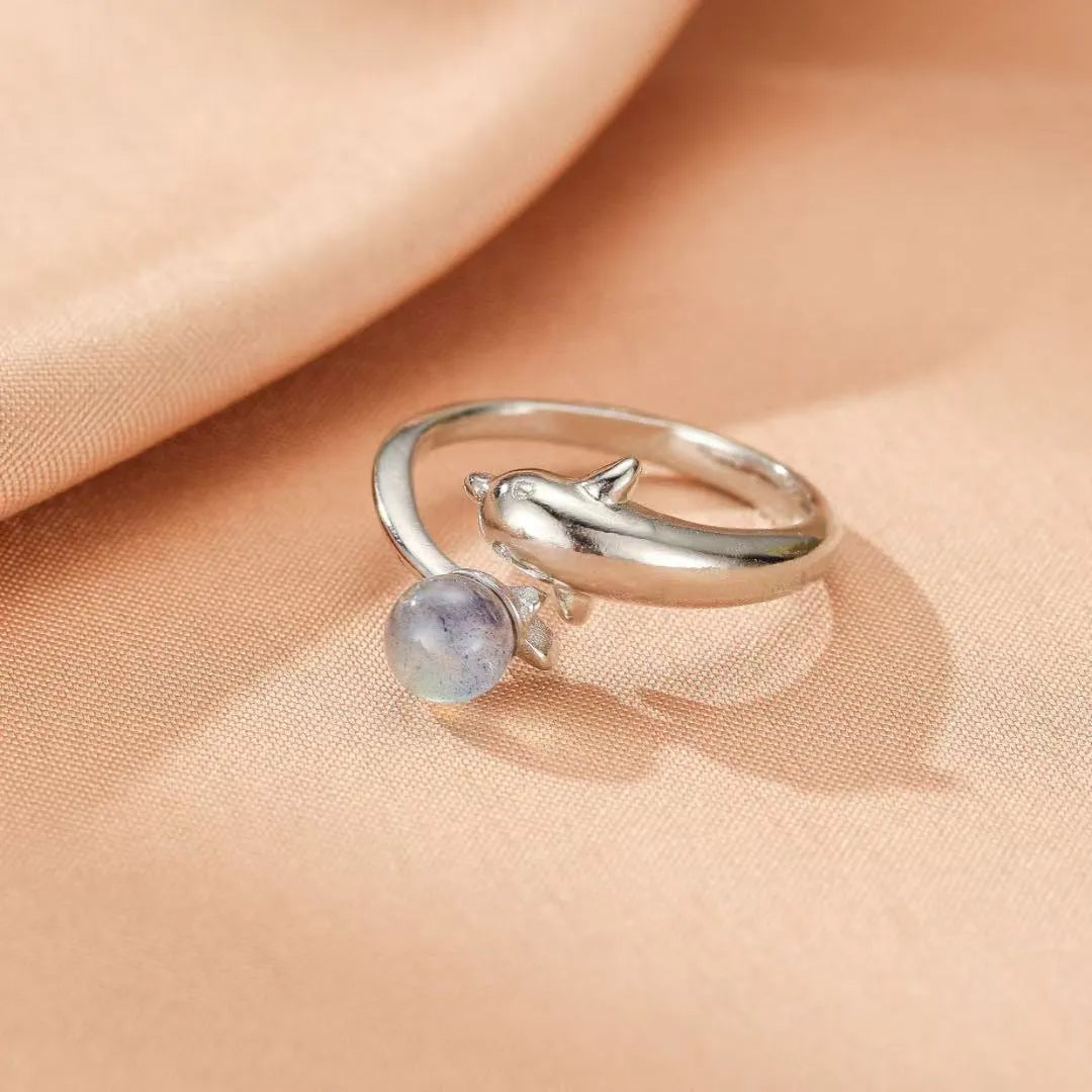 Bague Labradorite "Beauté Marine"