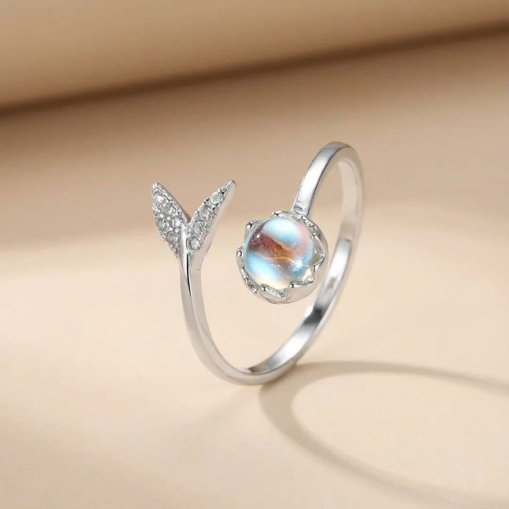 Bague Pierre de Lune "Douceur de Matin" Argent