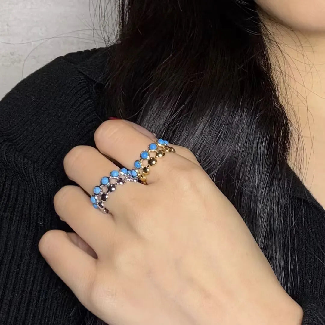 Bague Turquoise "Charme Azur"