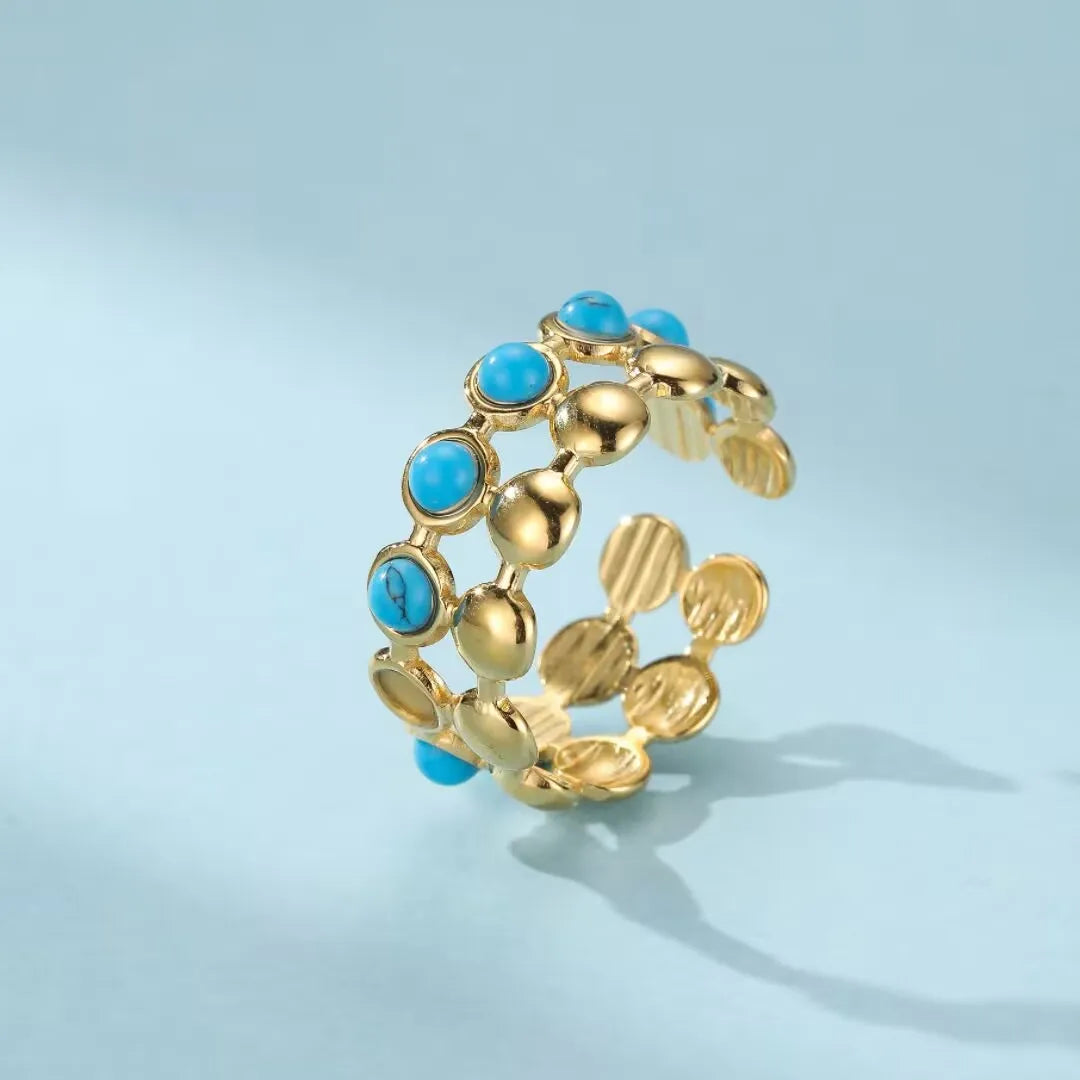 Bague Turquoise "Charme Azur"