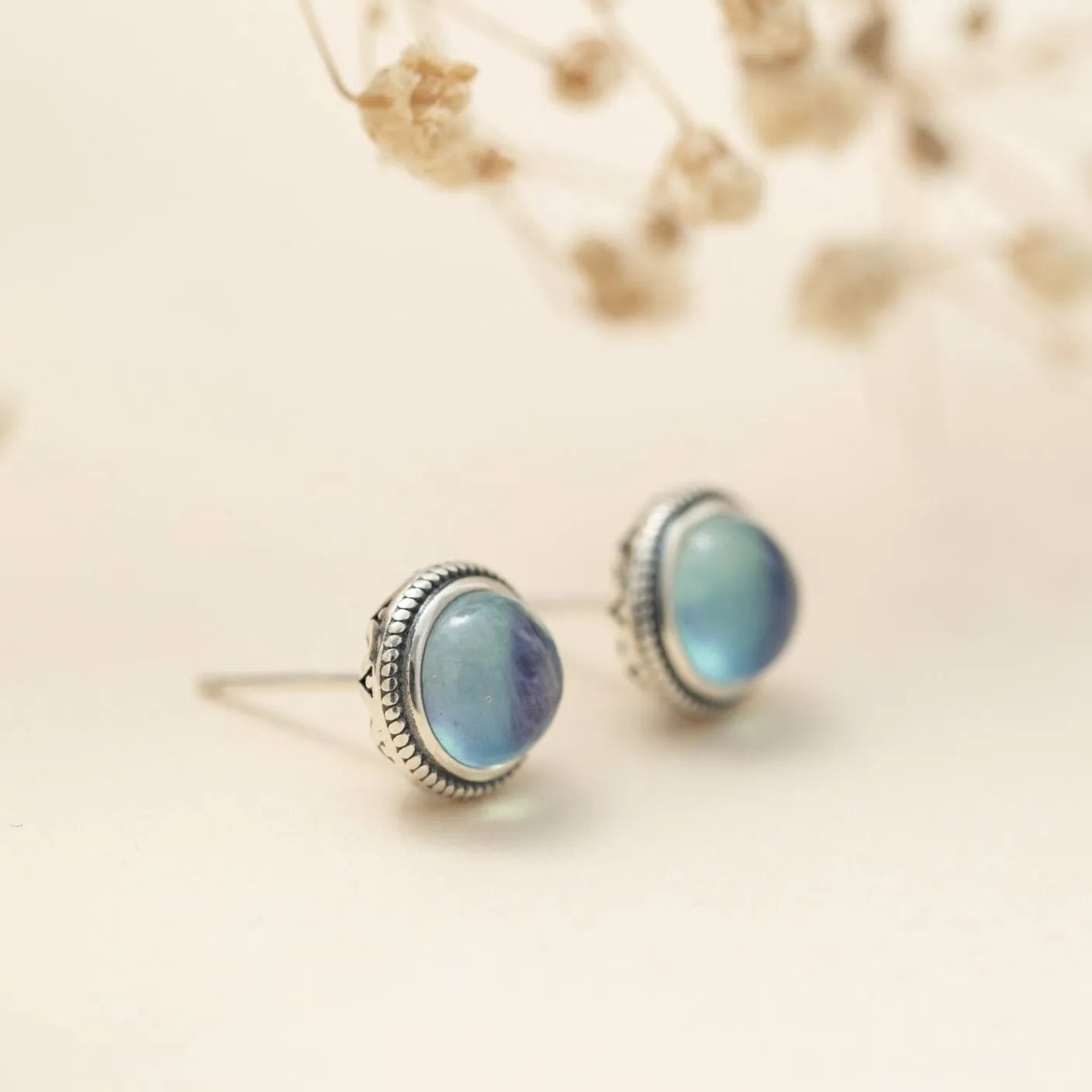 Aquamarine Earrings "Maritime Serenity" Silver