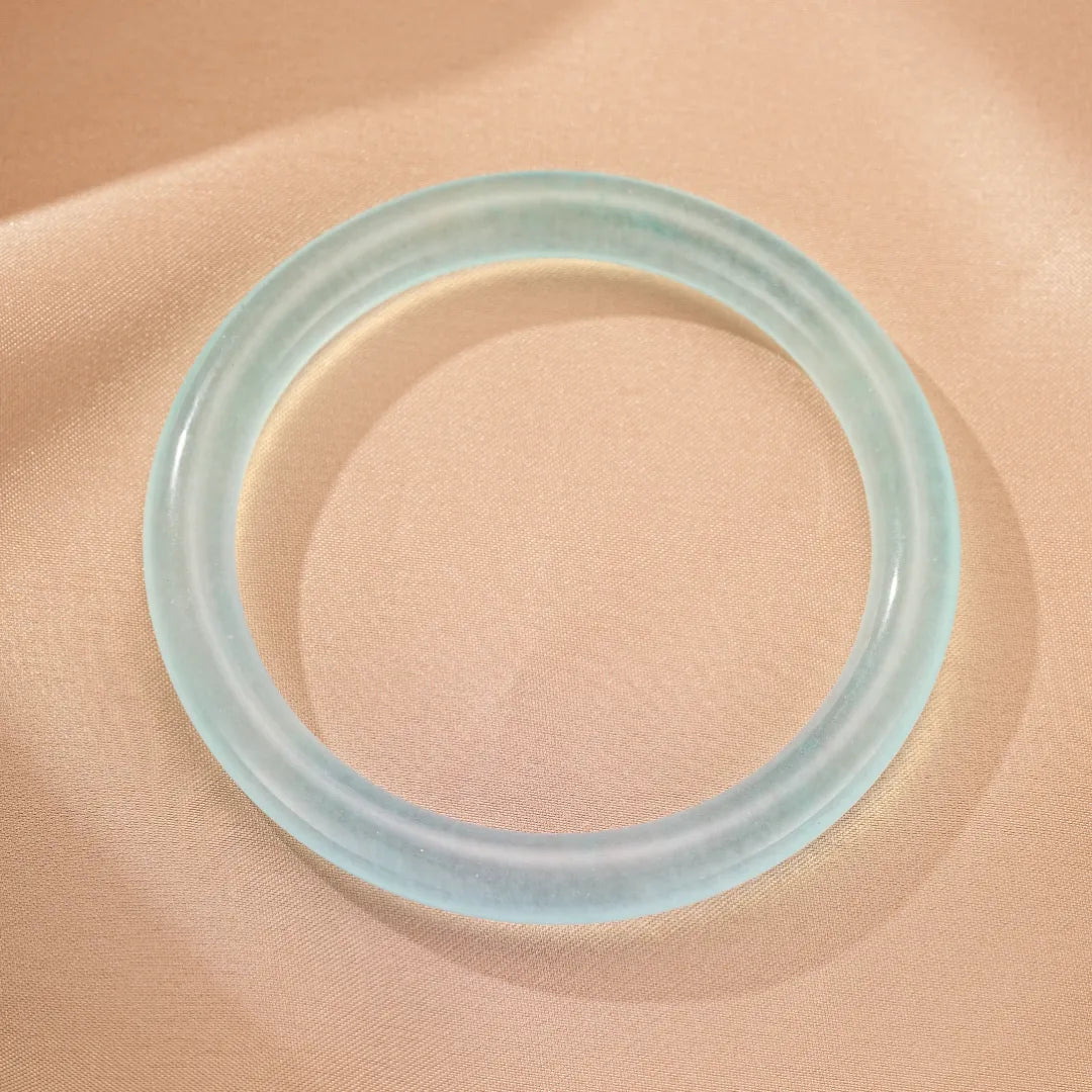 Bracelet Jonc Aigue Marine "Douceur Marine"