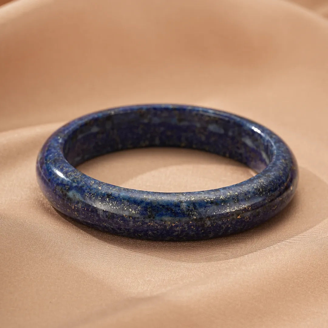 Bracelet Jonc Lapis Lazuli "Sérénité Nocturne"