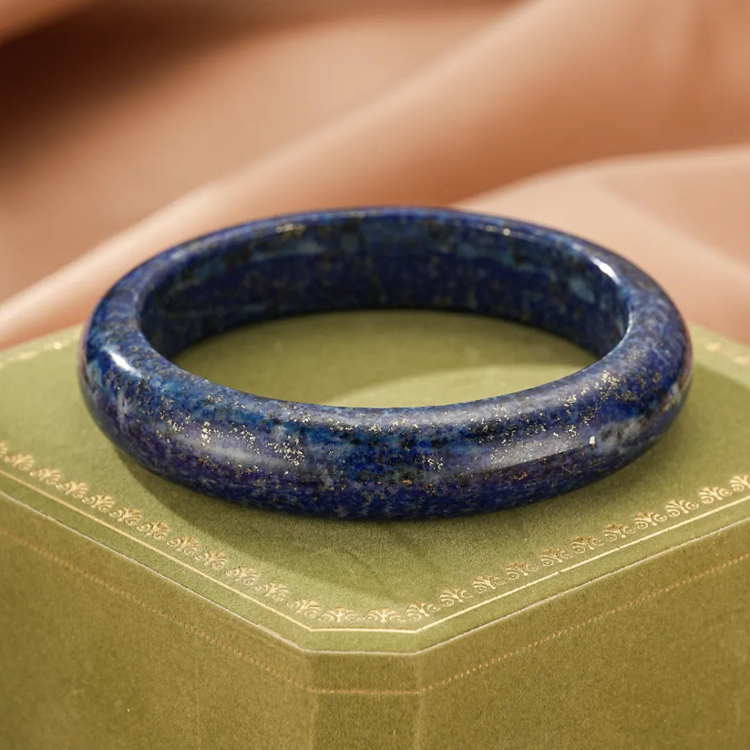 Bracelet Jonc Lapis Lazuli "Sérénité Nocturne"