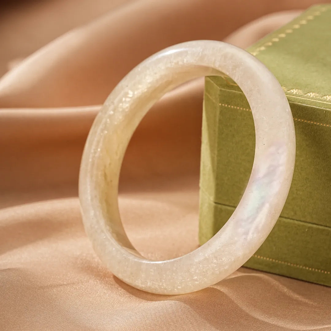 Bracelet Jonc Pierre de Lune "Magie Lunaire"