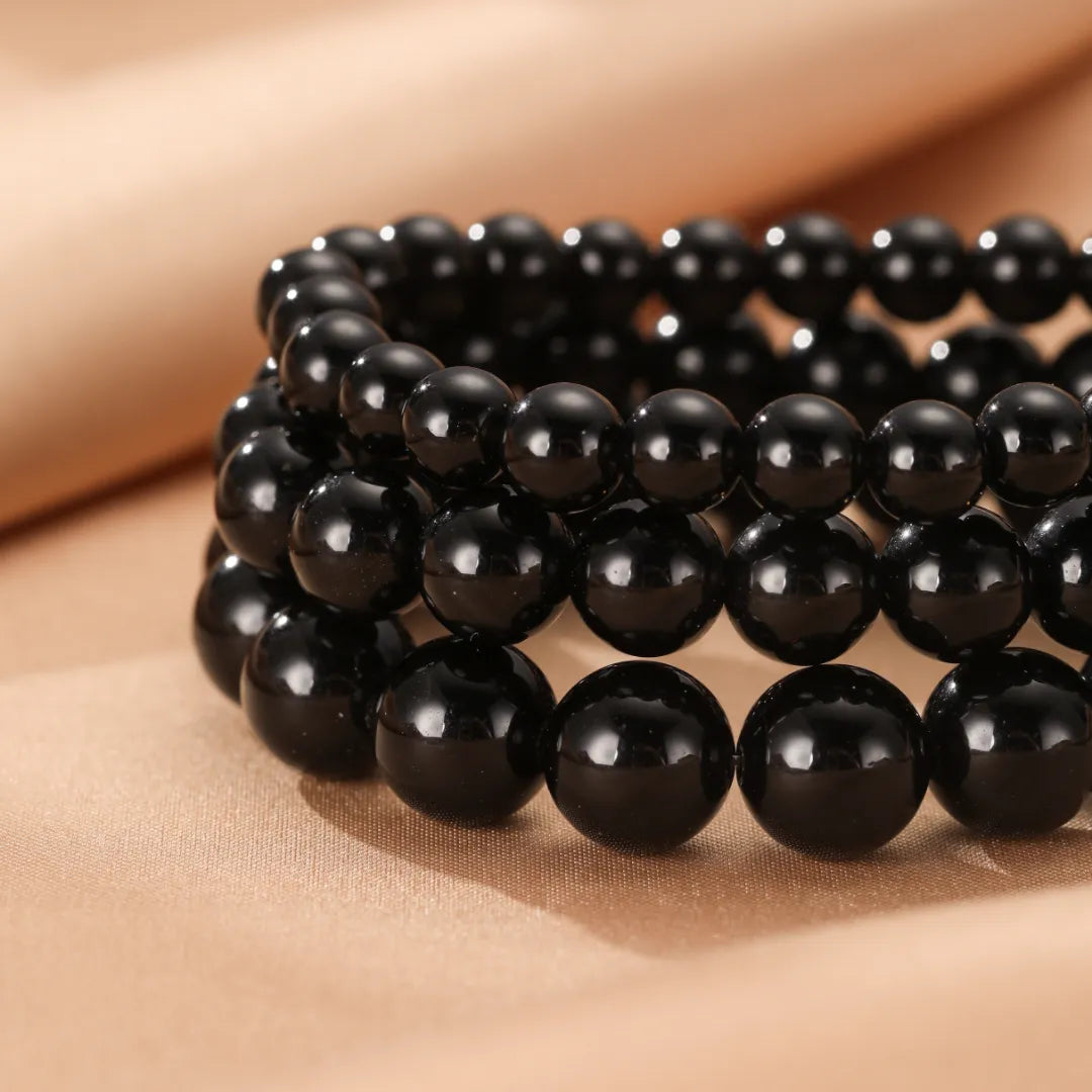 Obsidian-Armband "Natürliche Kraft"