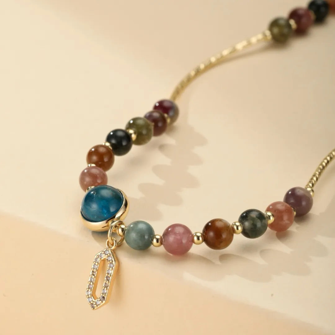Tourmaline Bracelet "Luminous Charm" Gold