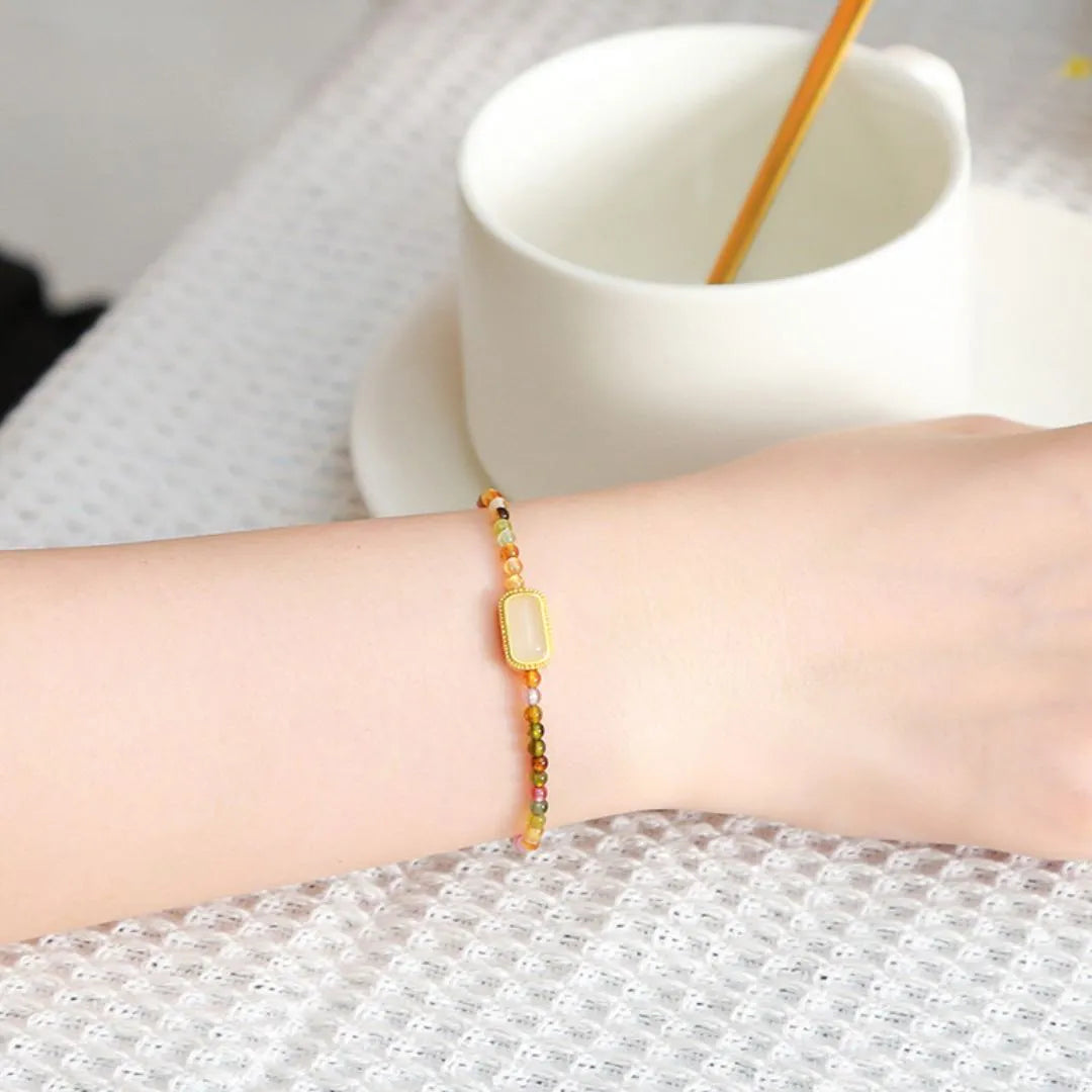 Bracelet Tourmaline "Élégance Raffinée"