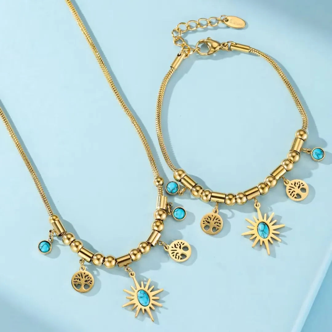 Bracelet Turquoise Arbre de Vie "Énergie Protectrice"