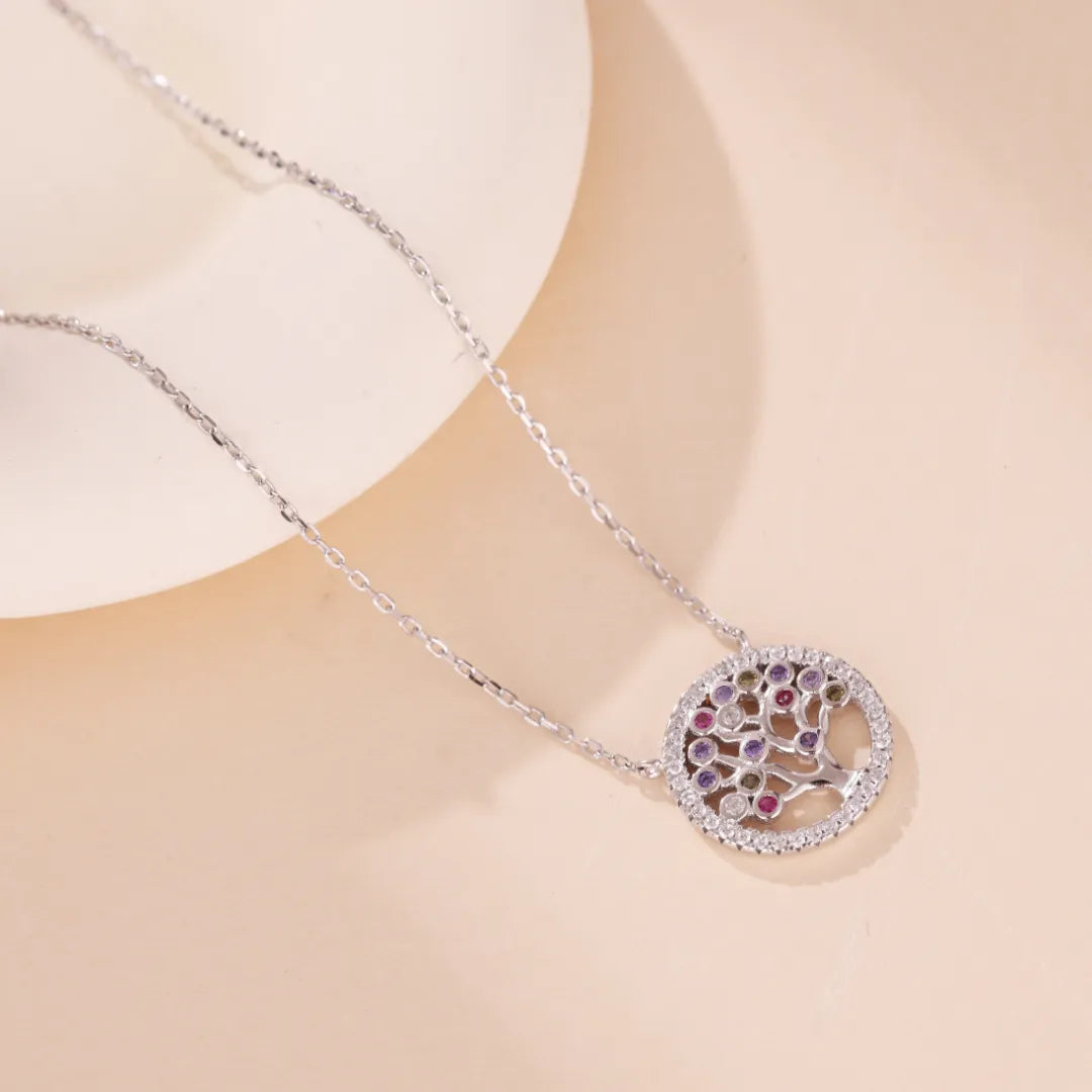 Tree of Life Necklace "Radiant Harmony" Silver