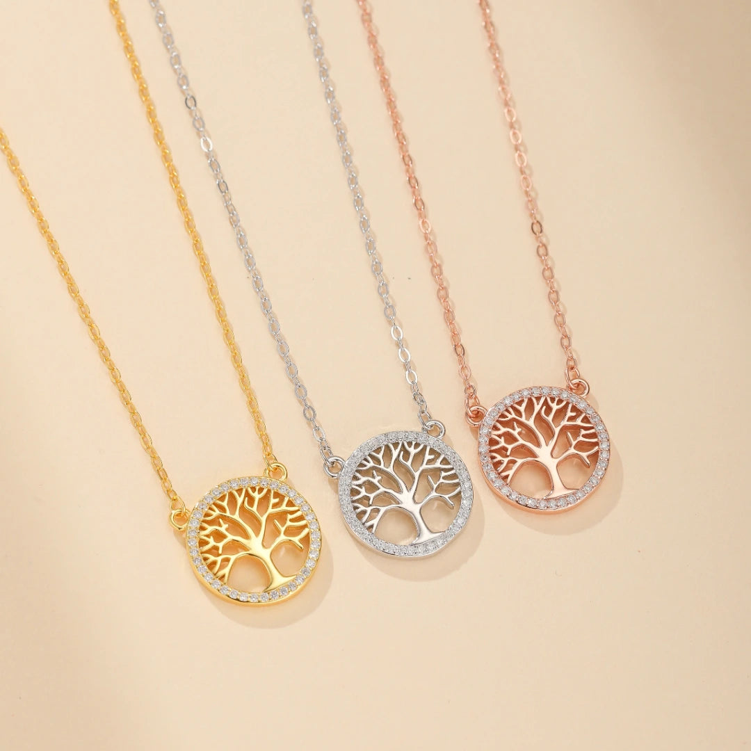 Collier Arbre de Vie "Lumière d’Éternité" Argent