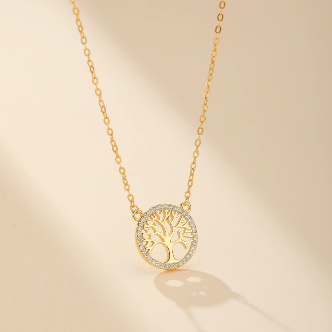 Collier Arbre de Vie "Lumière d’Éternité" Argent