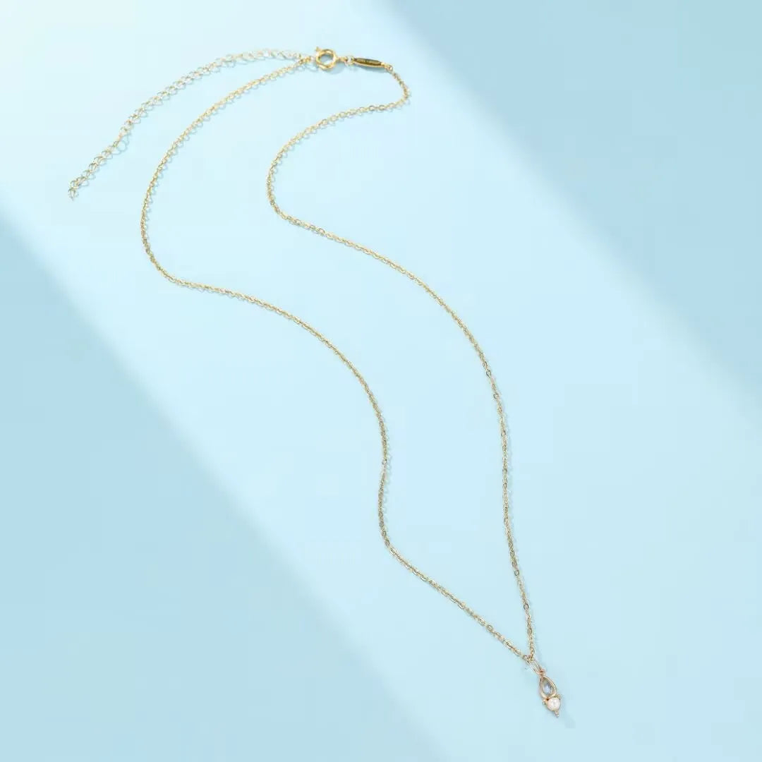 Labradorite Necklace "Atlantis Beauty" Gold-Plated Silver