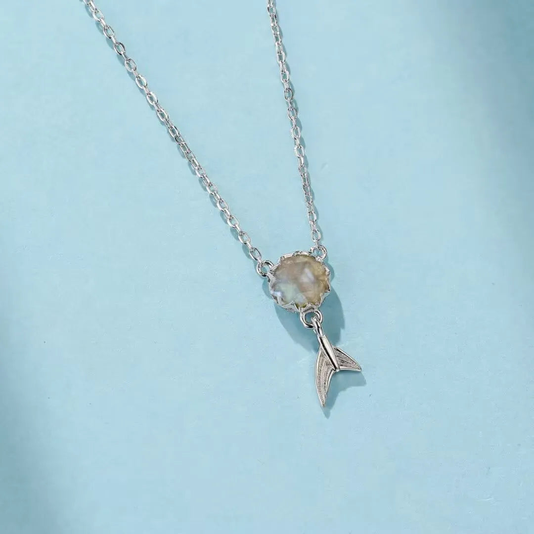 Labradorite Necklace "Magical Mermaid" Silver