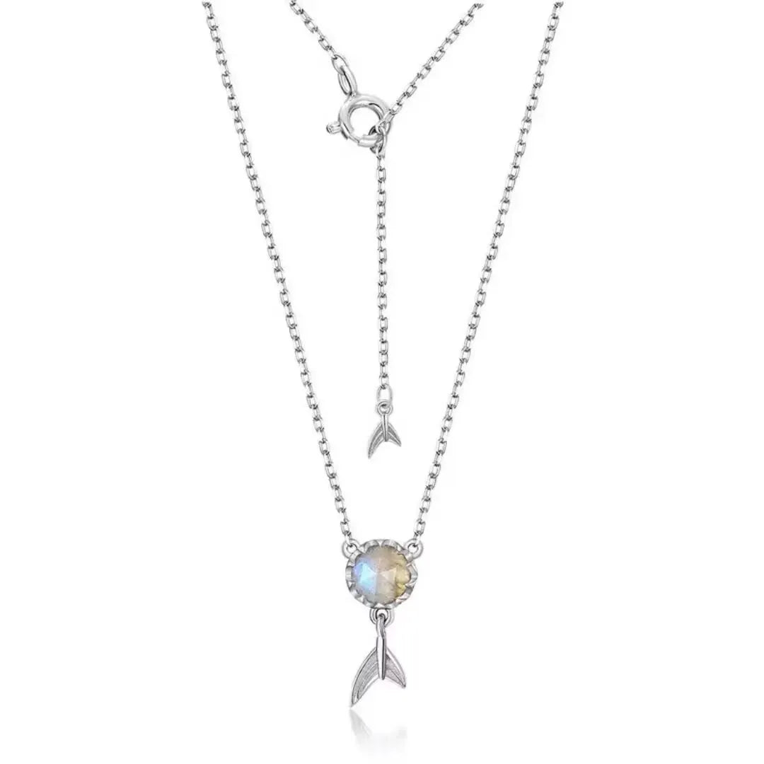 Labradorite Necklace "Magical Mermaid" Silver