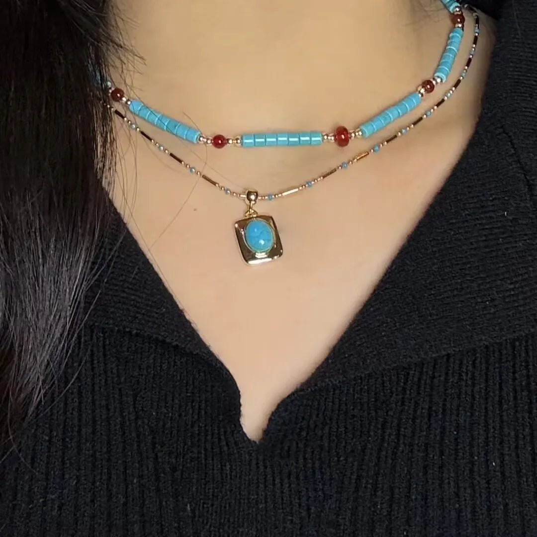 Collier Turquoise "Beauté Légendaire"