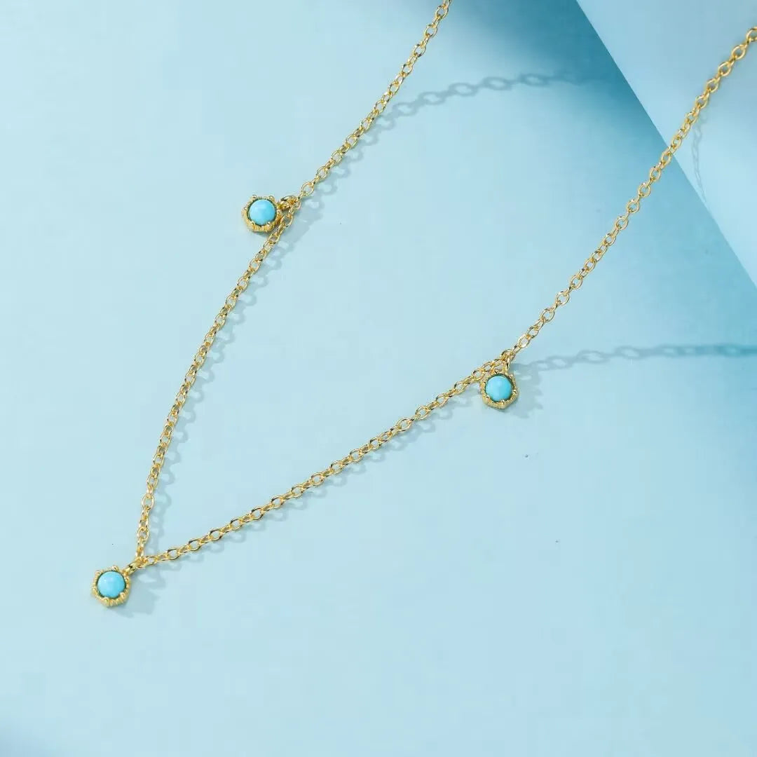 Collier Turquoise "Éclat de Sagesse" Argent