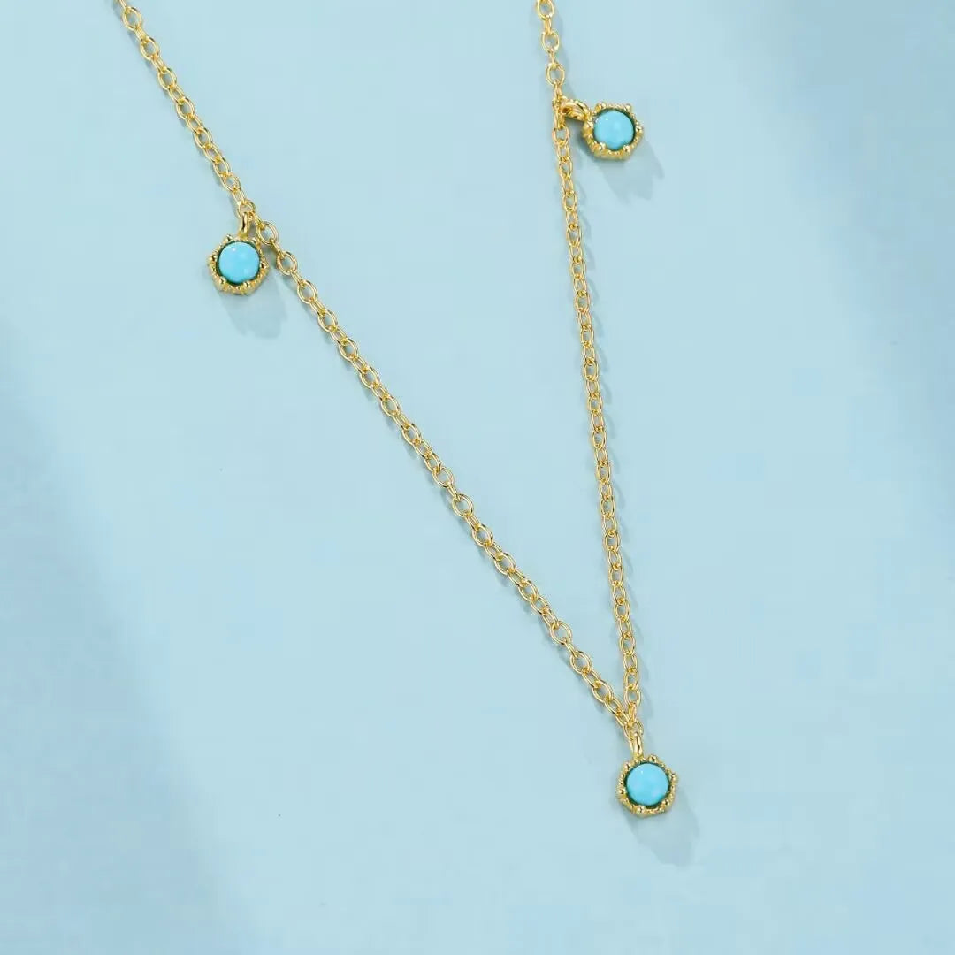 Collier Turquoise "Éclat de Sagesse" Argent