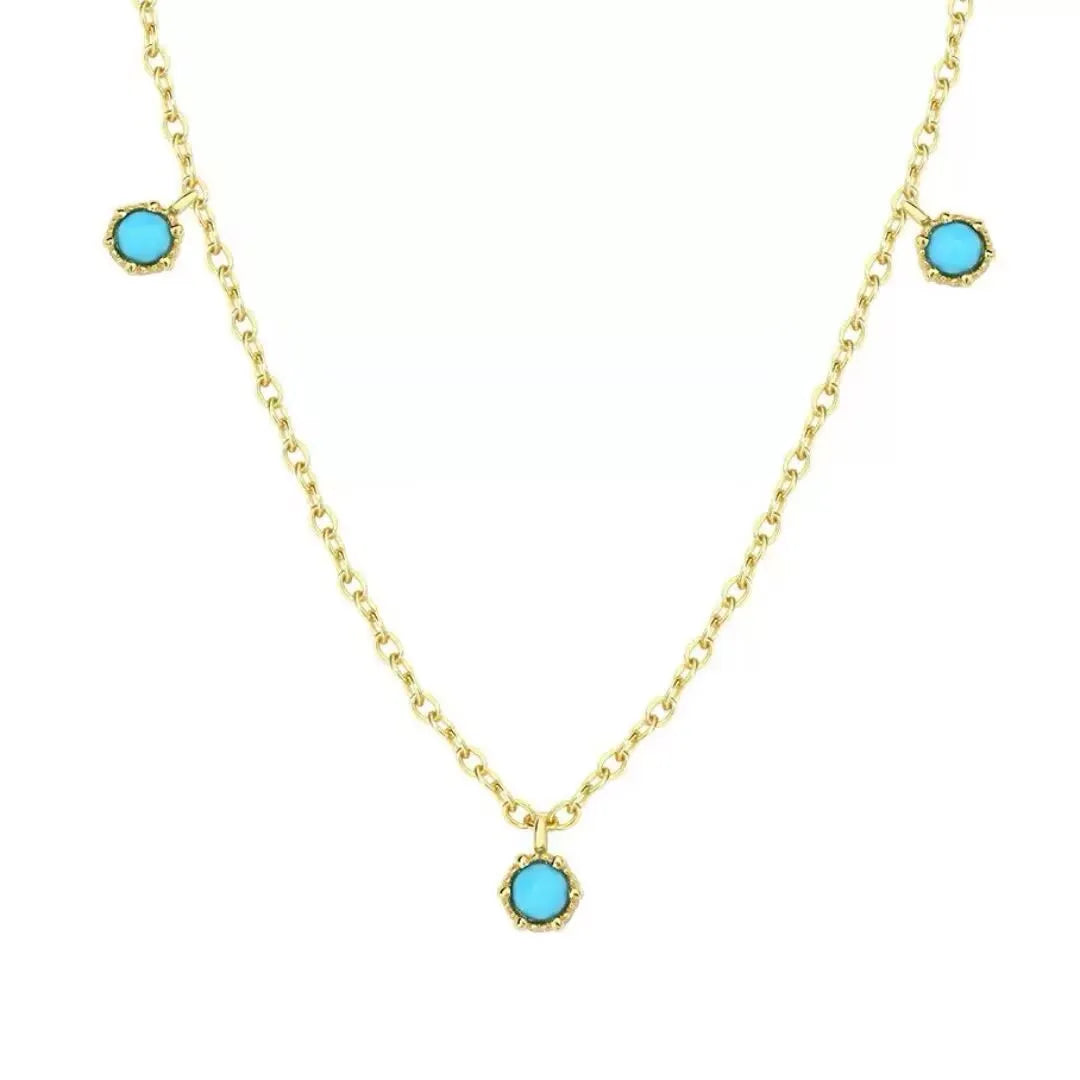 Collier Turquoise "Éclat de Sagesse" Argent
