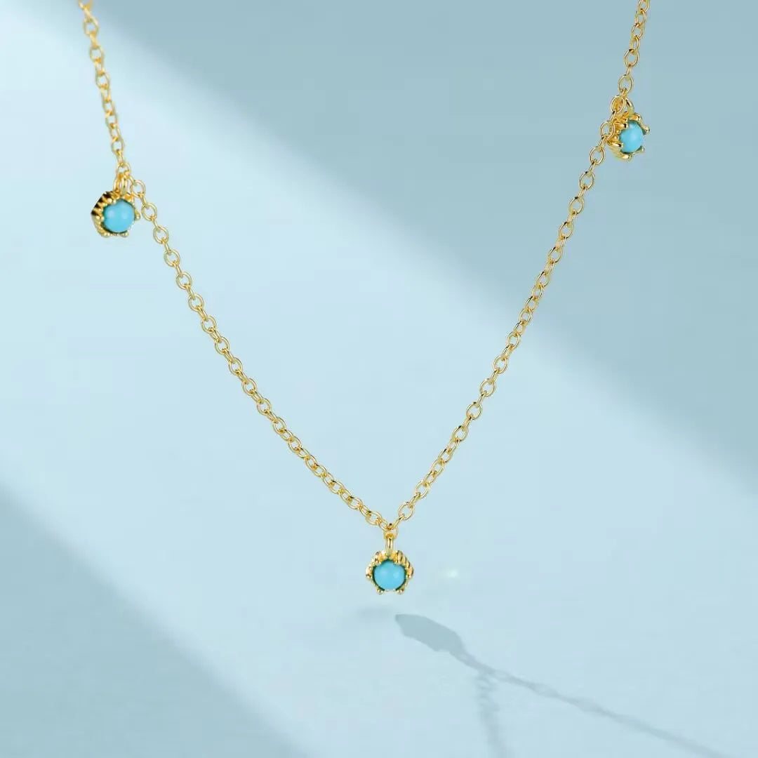 Collier Turquoise "Éclat de Sagesse" Argent