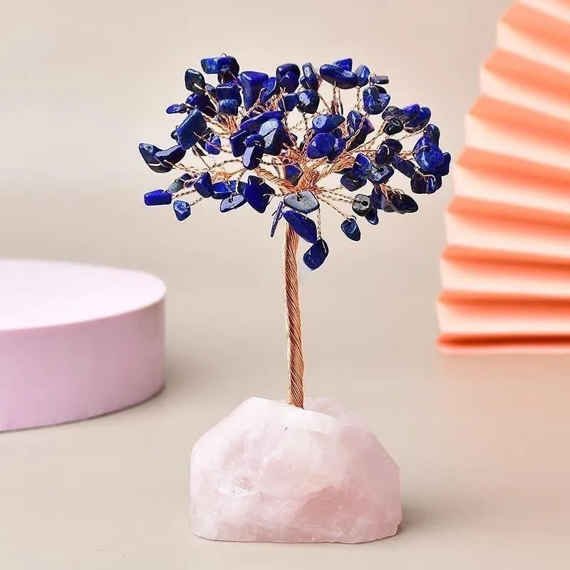 Joie de Vivre – Arbre de Vie avec Base en Lapis Lazuli
