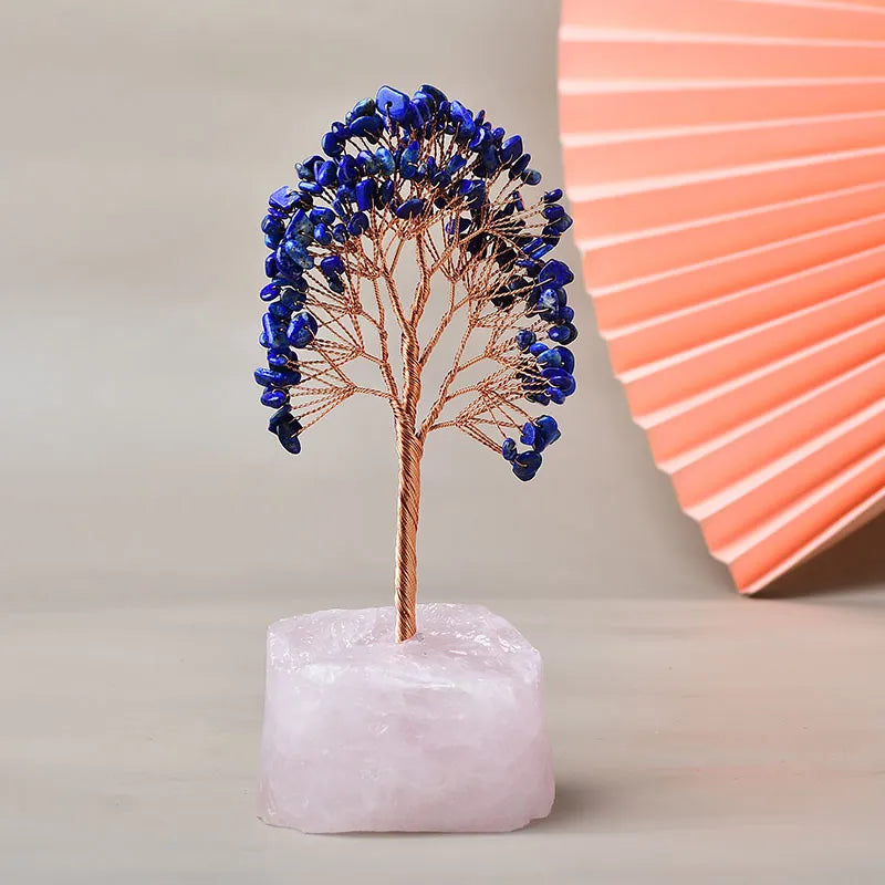 Joie de Vivre – Arbre de Vie avec Base en Lapis Lazuli