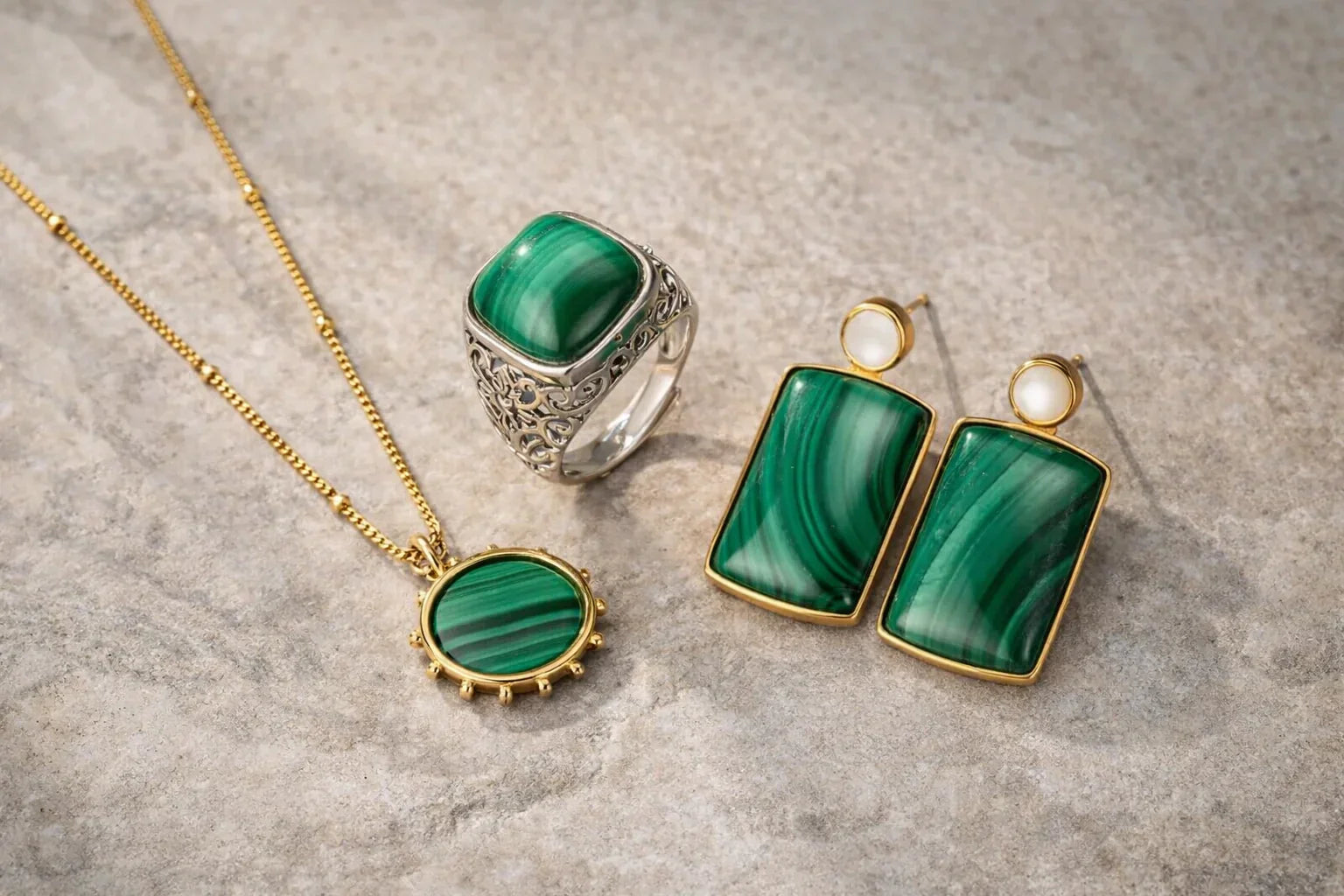 Bijoux en Malachite : Élégance et Énergie