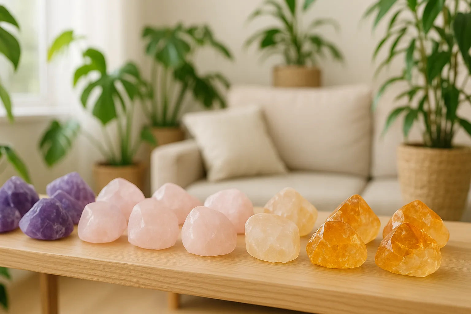 Où Placer les Pierres Naturelles dans la Maison pour Attirer les Bonnes Énergies