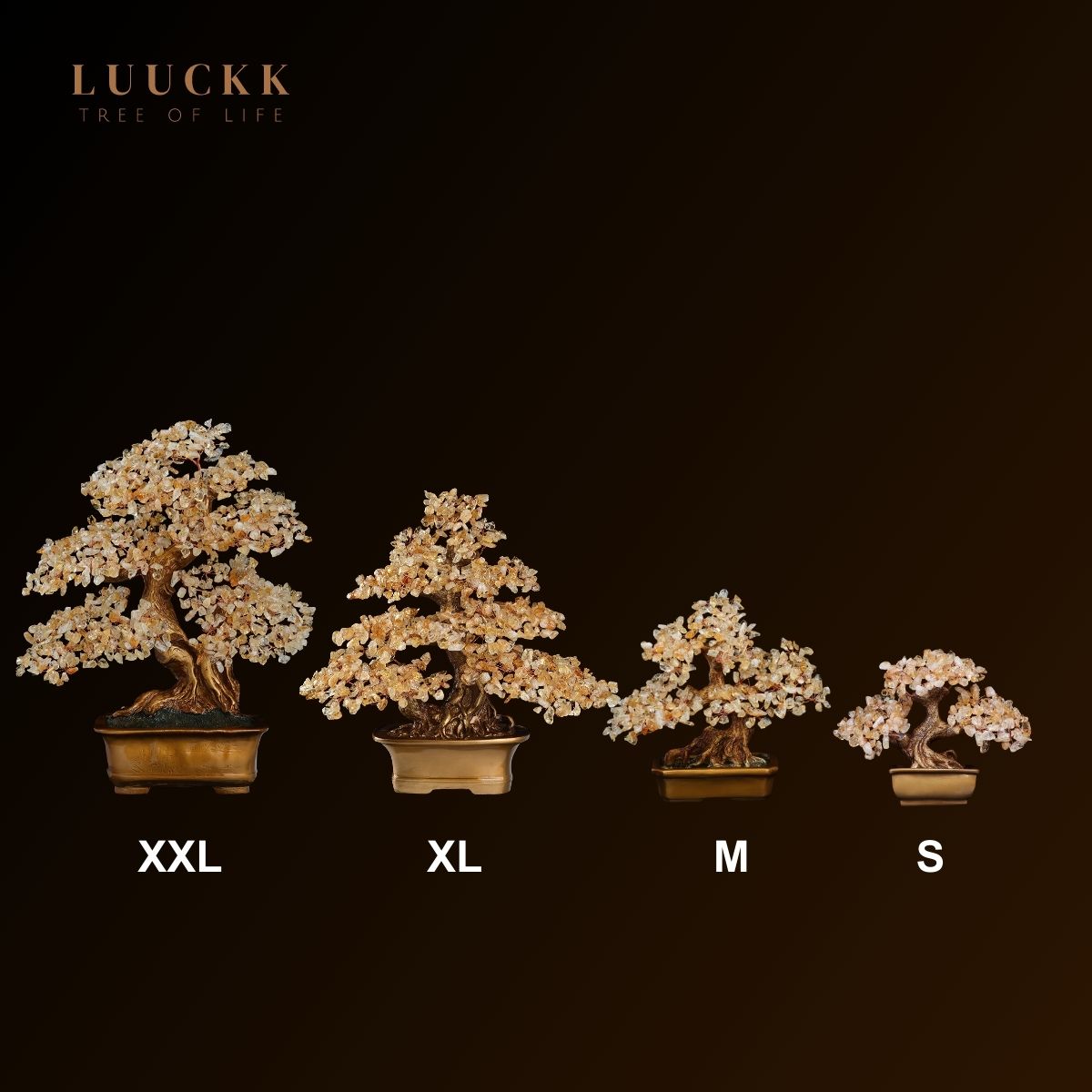 Vitalité - Tree of Life in Citrine Feng Shui style