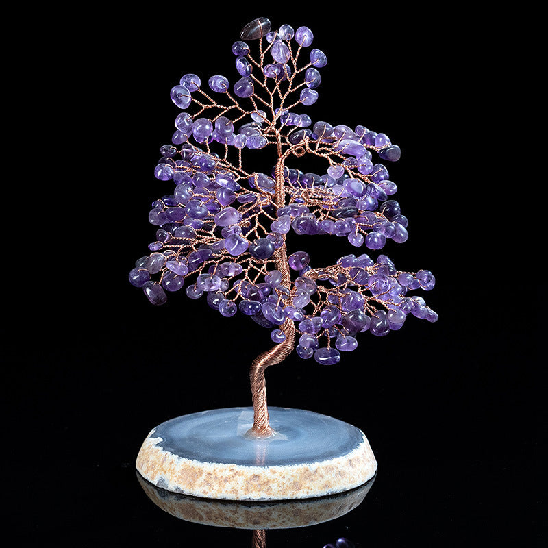 Prospérité - Tree of Life in Amethyst and Agate