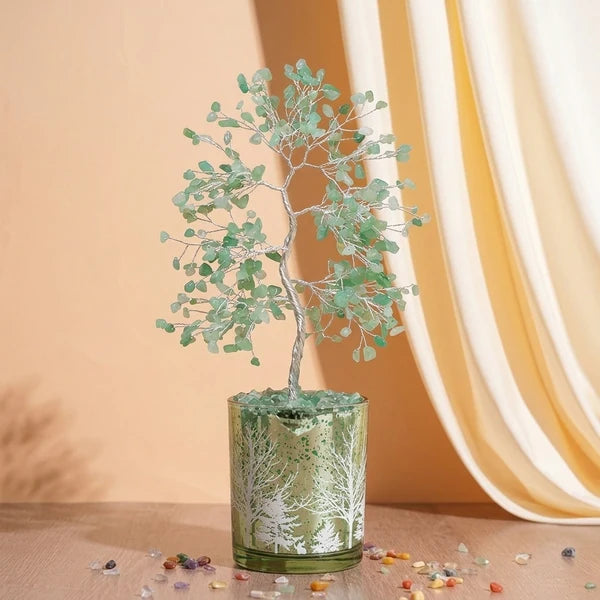 Colorful Harmony - Tree of Life in Natural Stones