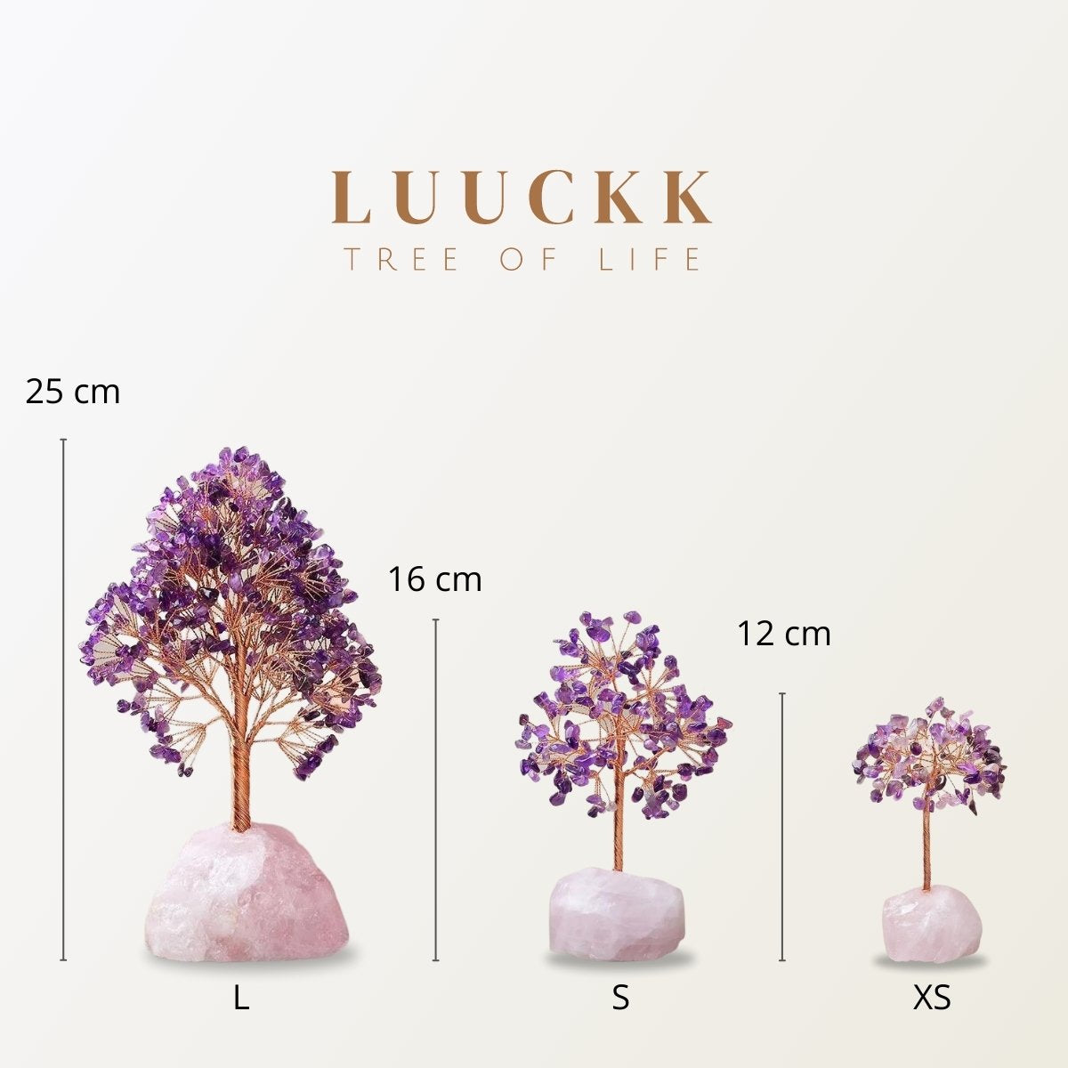 Joie de Vivre - Tree of Life with Rose Quartz Base