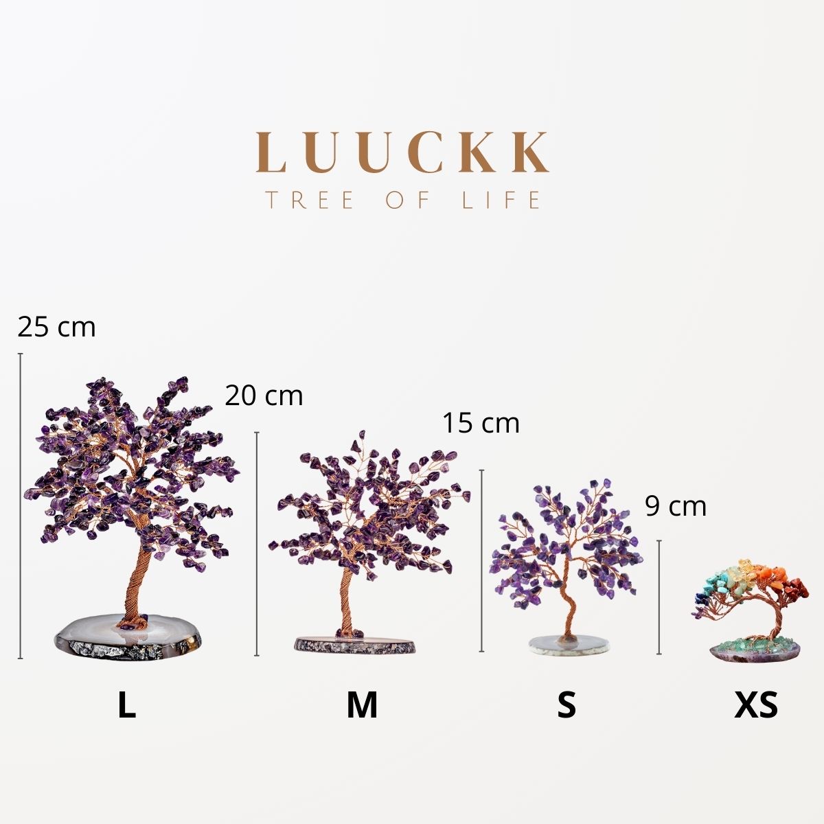 Ascension - Amethyst Tree of Life and Agate Base