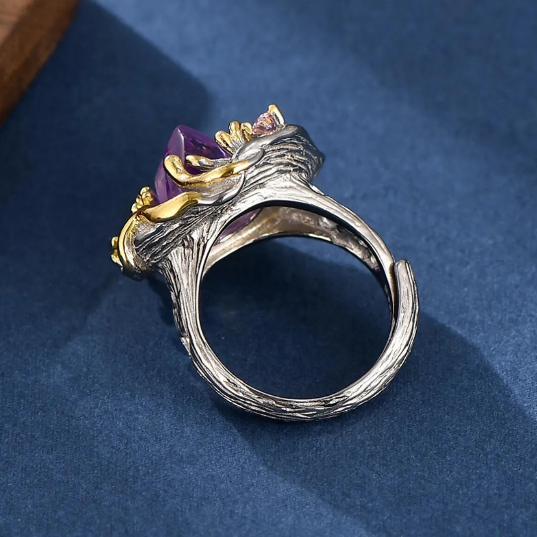 Amethyst Ring – Royal Shine, Sterling Silver 925