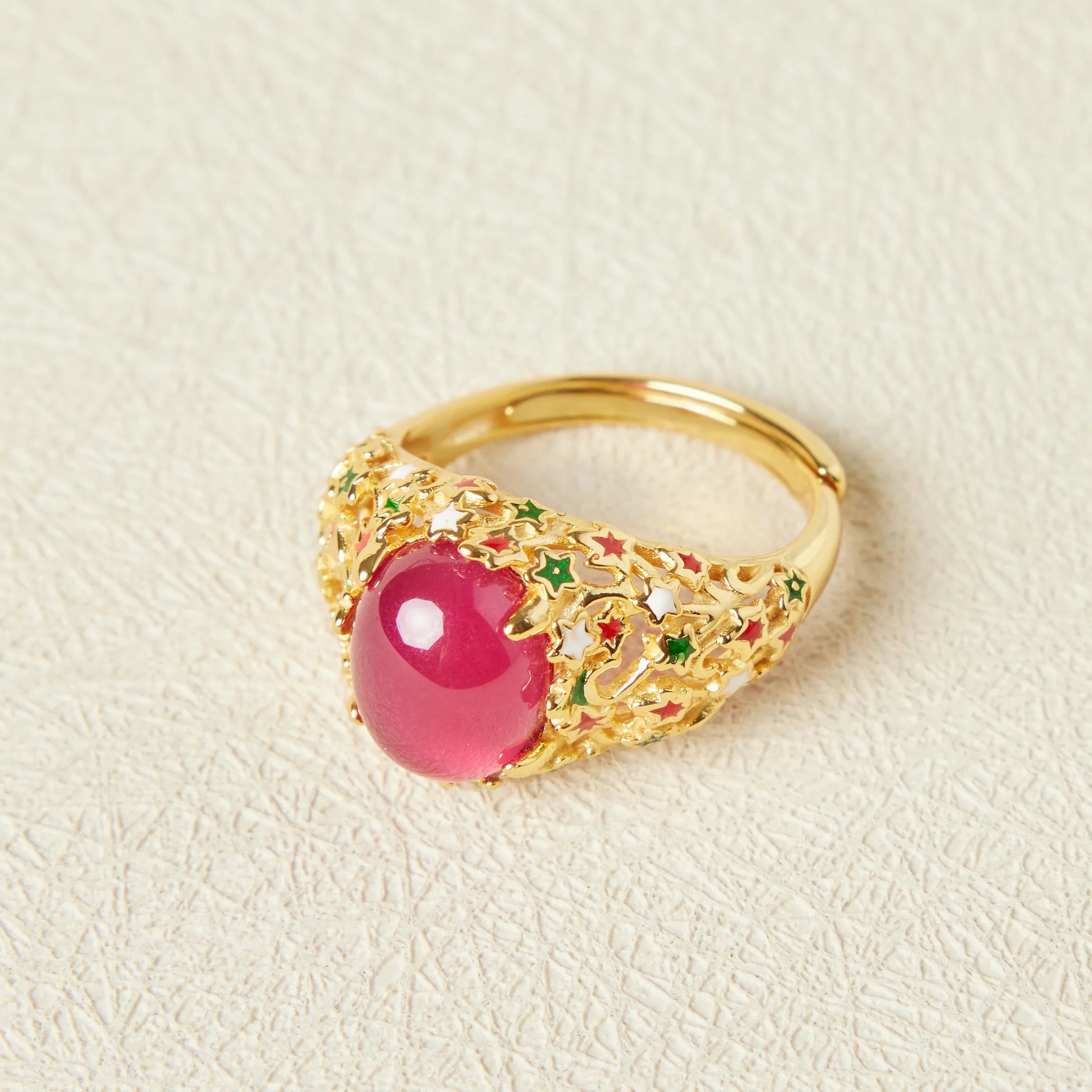 Carnelian Ring "Magical Fantasy" Silver