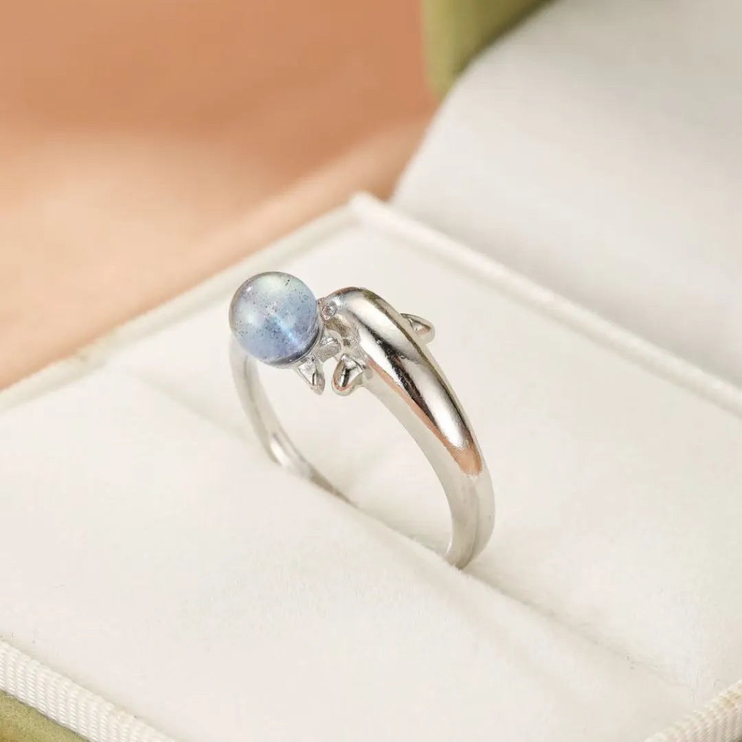 Bague Labradorite "Beauté Marine"