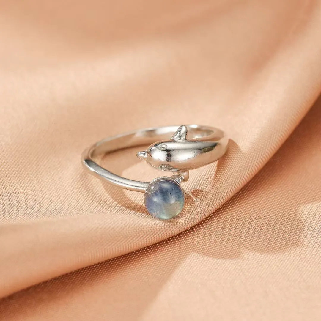 Bague Labradorite "Beauté Marine"