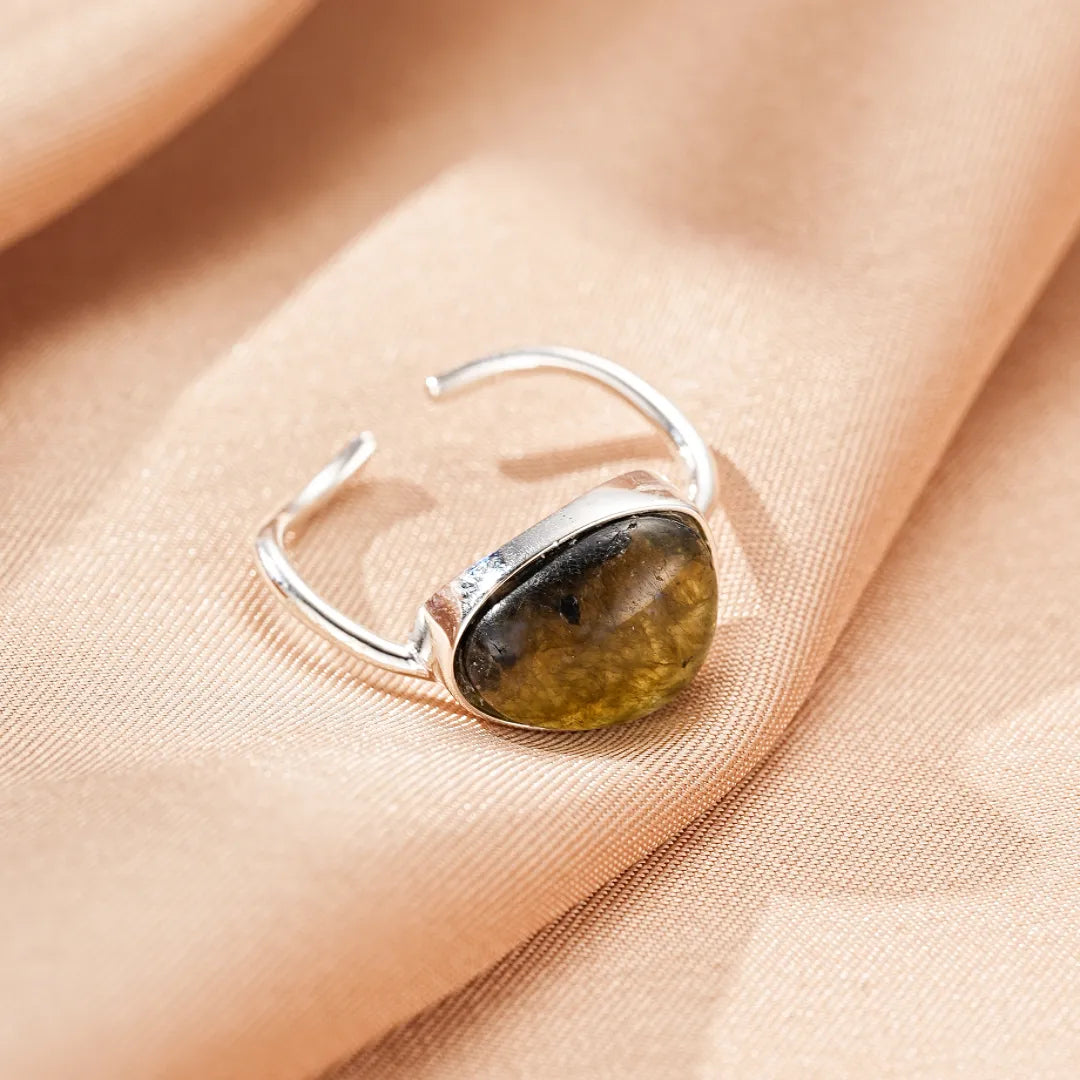Bague Labradorite "Beauté Protectrice" Argent