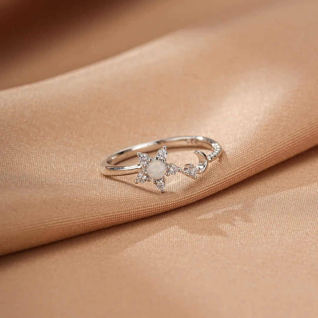 Opalring "Sternenschönheit" Silber