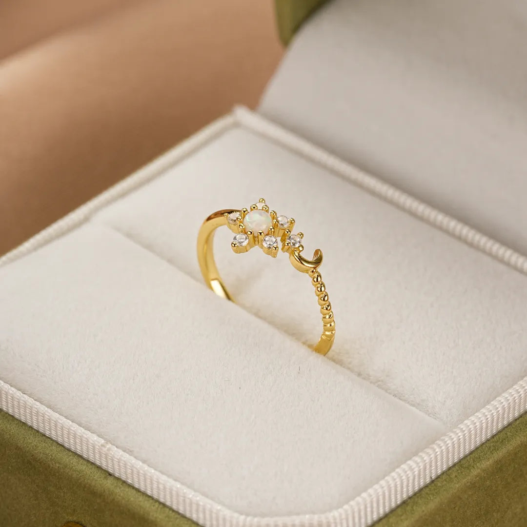 Opalring "Sternenschönheit" Silber