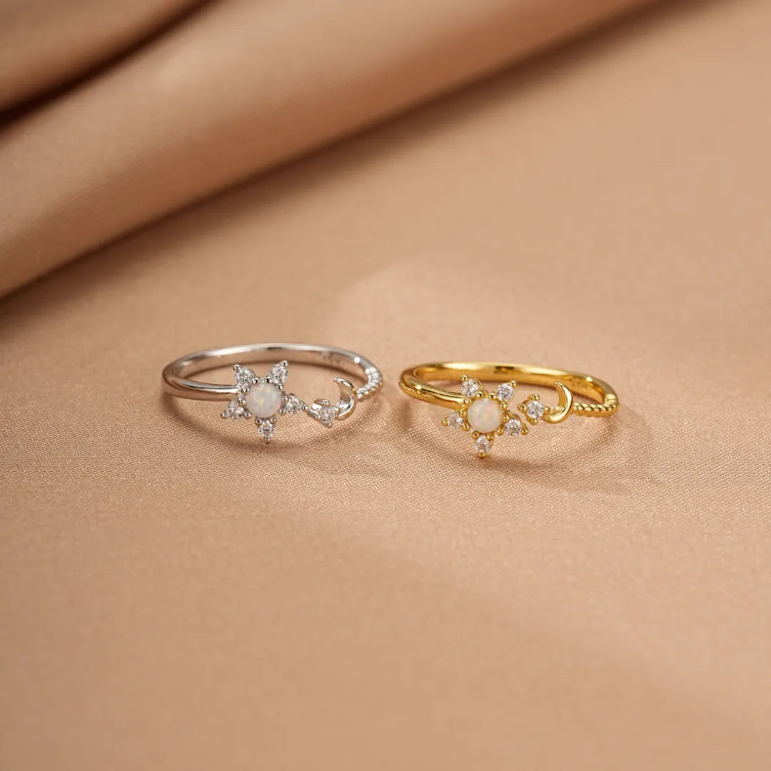 Opalring "Sternenschönheit" Silber