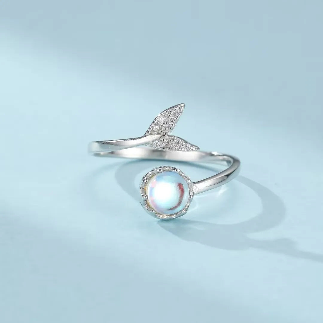 Bague Pierre de Lune "Douceur de Matin" Argent